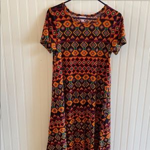 Lularoe Carly Aztec Southwestern Pattern
